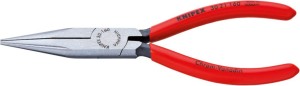 Szczypce płaskie wydłużone, półokrągłe 160mm KNIPEX
