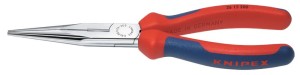 Szczypce tnące wydłużone (typu „bociani dziób), chromowane, proste z rękojeściami wielokomponentowymi 200mm KNIPEX