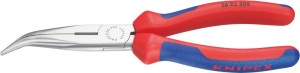 Szczypce tnące wydłużone (typu „bociani dziób), wygięte, polerowane,z rękojeściami wielokomponentowymi 200mm KNIPEX