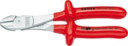 Szczypce tnące, boczne o zwiększonym przełożeniu VDE, izolowane zanurzeniowo 200mm KNIPEX