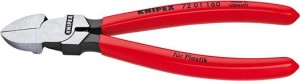 Szczypce tnące boczne do tworzywa sztucznego, bez skosu 180mm KNIPEX