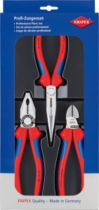 Zestaw szczypiec montażowych, 3-częściowy KNIPEX