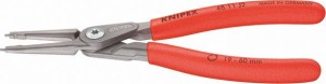 Szczypce do pierścieni osadczych wewn., proste, fosforanowane na szaro J0 mm KNIPEX