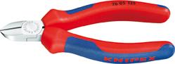 Szczypce tnące boczne dla elektromechaników, chromowane, izolowane 125mm KNIPEX