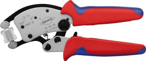 Szczypce do zagniatania, do tulejek kablowych Twistor 0,14-16qmm KNIPEX