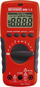 Uniwersalny miernik cyfrowy MM 1-3 BENNING