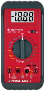 Uniwersalny miernik cyfrowy MM 3 BENNING