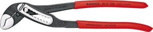 Szczypce nastawne do rur Alligator z rękojeściami z tworzywa sztucznego 180mm, KNIPEX