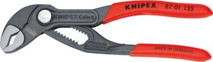 Szczypce nastawne do rur Cobra, z rękojeściami z tworzywa sztucznego 125mm KNIPEX