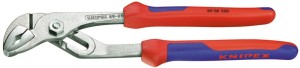Szczypce nastawne do rur chromowane, z 2-komponentowymi rękojeściami 250mm KNIPEX