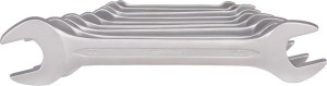 Zestaw kluczy płaskich dwustronnych DIN3110 6-32mm, 9-częściowy FORMAT