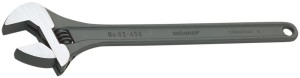 Klucz płaski jednostronny, nastawny, fosforanowany 455mm GEDORE