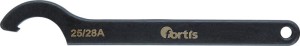 Klucz hakowy DIN1810A z noskiem 40-42mm FORTIS
