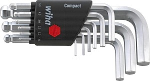 Zestaw kluczy trzpieniowych, kątowych, z końcówka kulistą 1,5-10x mm, 9-częściowy Wiha