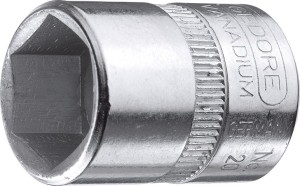 Końcówka wymienna klucza nasadowego, 6-kątna 1/4 12x mm GEDORE