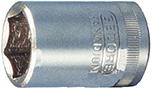 Końcówka wymienna klucza nasadowego, 6-kątna 1/4 9/16x mm GEDORE
