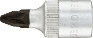 Nasadka wkrętakowa 1/4 PZ1x mm GEDORE