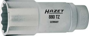 Końcówka wymienna klucza nasadowego, 12-kątna 3/8 długa 13x mm HAZET