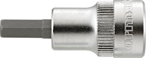 Nasadka wkrętakowa 3/8 do śrub z łbem z gniazdem 6-kąt. 5x45mm FORMAT