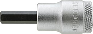 Nasadka wkrętakowa 3/8 do śrub z łbem z gniazdem 6-kąt. 10x49mm GEDORE