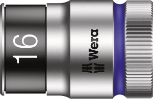 Końcówka wymienna klucza nasadowego, 6-kątna 1/2 z funkcją przytrzymania, 16 mm Wera