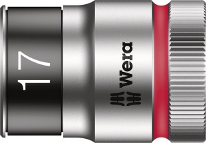 Końcówka wymienna klucza nasadowego, 6-kątna 1/2 z funkcją przytrzymania, 17 mm Wera