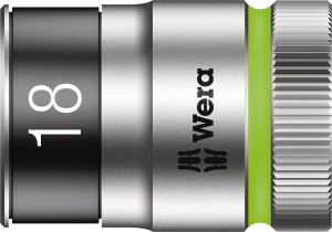 Końcówka wymienna klucza nasadowego, 6-kątna 1/2 z funkcją przytrzymania, 18 mm Wera
