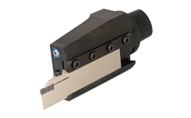 C6 TBK-32R-Blocks with CAMFIX (ISO 26623-1 standard) exchangeable, tapered shanks for parting and grooving blades.