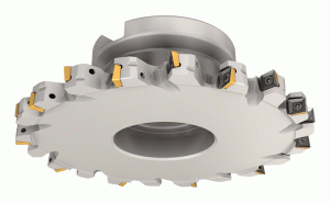 FDN D100-08-27-R06-HELIQUAD, Full slot, flange-type slotting cutters.