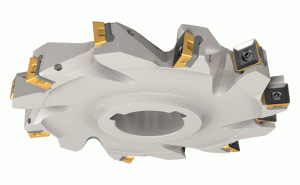 SDN D3.0-0.31-08-06-Full slot disk type slotting cutters carrying square inserts.