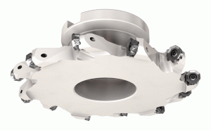 FDN CM-D125-12-32-FE-Flange type full width slotting cutters carrying round and octagonal inserts.