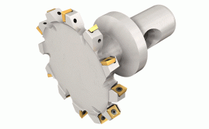 FDN D3.0-0.31-CF4-06-HELIQUAD, Full slot flange-type slotting cutters with CLICKFIT adaptation.