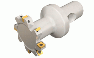 FDN D063-08-CF4-06-HELIQUAD, Full slot flange-type slotting cutters with CLICKFIT adaptation.