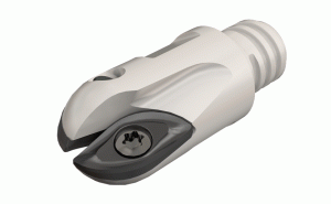 BCM D12-MMT08-DROPMILL, Ball nose endmills with MULTI-MASTER threaded adaptation that mount tangent straight edge inserts. Used for semi finishing and finishing at high feed rates. Its unique design provides a fully effective cutter - two cutting edges.