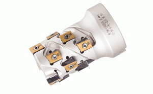 T490 SM D050-44-5-22-08-Extended flute shell mills carrying T490 LNMT/HT 0804... tangentially clamped inserts (HELITANG T490 Line).