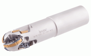 BLPK D40-47-H85-W40-Three flute fully effective long edged, ball nose endmills. Designed for rough and semi-finish milling of sculptured surfaces, especially with steep and perpendicular profiles. Can be used for up and down ramping.