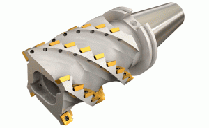 SDK D100-105CAT50-FT-Basic units of modular extended flute endmills with Caterpillar tapered shanks using S/QDMT 1205... inserts. Cay be used with many extension options.