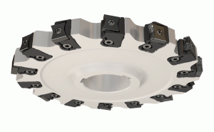 SDN D200-1925-50-CALN15-Full slot adjustable slotting cutters with cartridges carrying tangentially mounted LN.. 1506.. inserts. Each cutter body can be changed into full slot, bottom or top milling configuration, by mounting the cartridges accordingly.