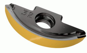 BLR D320-QT IC882-Round segment double-sided inserts for ball nose milling cutters