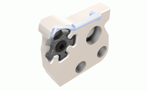 TTADR 16-JHP-Adapters with coolant channels for high pressure, carrying inserts with 10 threading corners.