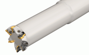 TR6 ER D25-70-5-C25-07-Multifunction endmills that carry four different insert geometries.