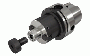 HSK A100 SEM1 1/4X2.36C-Shell mill holders with coolant holes and DIN69893 form A HSK tapered shanks. Symmetrical design, dynamically balanced for high RPM machining.