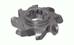 SD D32-04-R2.0-SP15 IC908-Interchangeable solid carbide T-Slot milling heads, with full radius.