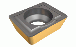 AOGT 040204-90AL IC08-Inserts for DR drills with DT chipformer, for general applications at medium-to-high feed rates and HD chipformer for carbon steel and soft materials.