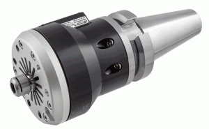 TJS HPC BT40-High-Pressure Coolant driven HSM spindle with BT shank, for small diameter cutting tools. Can be used for semi finish and finish machining applications.