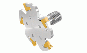 TGSF 50-2-M12 5Z-JHP-Grooving and slitting small diameter cutters with FLEXFIT threaded adaptation, carrying TANG-GRIP  inserts.
