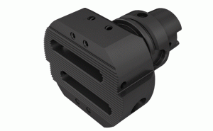 HSK63 HATA-HSK Toolholder with a Serrated Connection Adaptation