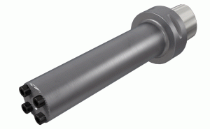 C6-SH-D40-5D-E-JHP-Serrated connection shanks with carbide core and a CAMFIX exchangeable adaptation.