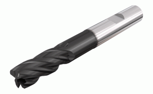 EC-H4L 10-22/40W10CFR.5 IC900-4 flute long endmills with different helix (35° & 37°) and variable pitch for chatter dampening . Used for very high material removal rates roughing and finishing operations. Full slot milling-up to 2XD.
