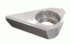 XCGT 060300-60DT IC808-Chamfering inserts used on drill holders together with UNISUMOCHAM or UNICHAMDRILL drills for chamfering and drilling in one operation.